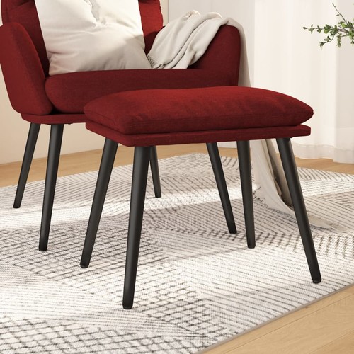 Repose pied tissu bleu - repose-pied,