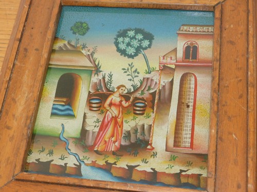 Vintage tableau art - art, naif