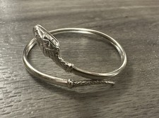 Ancien bracelet « Serpent » - argent massif