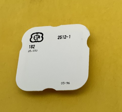 Eta caliber 2512 barrel and - 2512-1.,