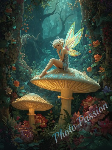 Poster fee foret enchantee - poster,