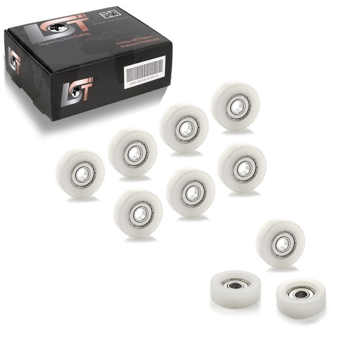 10x porte coulissante rouleaux - 10x,
