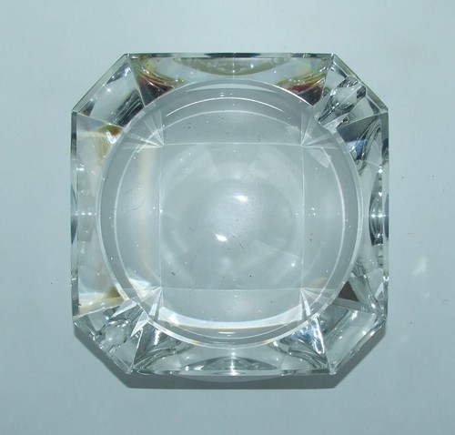 Cendrier cristal carré