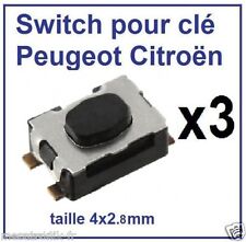 3 switch bouton de clé