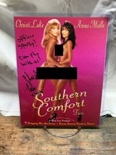 Anna Malle Original Signed 8X10 Slick photo Porn Star Actress Movie Star