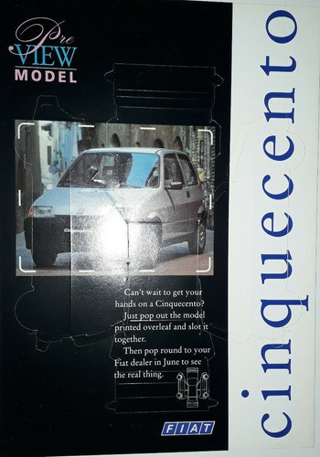 Fiat cinquecento pre view - fiat,