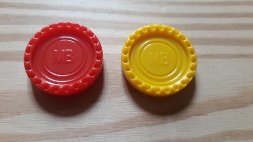 Pion rouge jaune officiel - rouge, ou