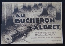 Old catalogue AU BUCHERON D'ALBRET Bordeaux wardrobe bed furniture