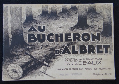 Ancien catalogue bucheron - ancien, au