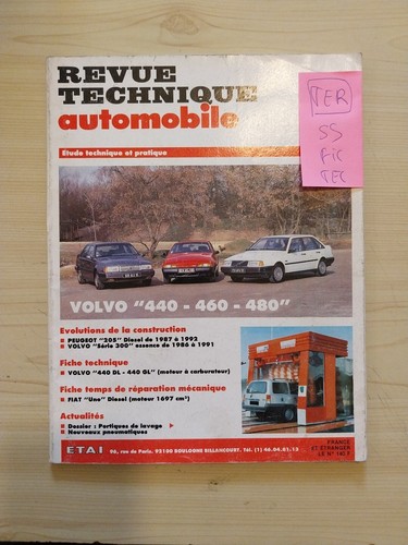 Revue technique volvo 440 - technique,