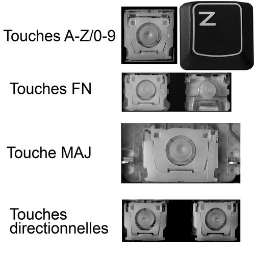 Touche clavier français - touche,