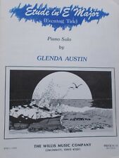 Glenda Austin Etude D Major Piano Evening Tide Unmarked