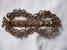 Antique (XIX) Metal and Glass Plate