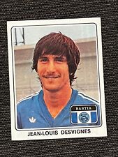 1978 PANINI FOOTBALL STICKER JEAN LOUIS DESVIGNES BASTIA # 12 RECUP REMOVED GOOD CONDITION