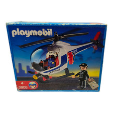 sympa 3908 helicoptere police  Playmobil (  commissariat   ) 2898