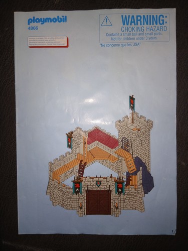 Playmobil notice réf 4866 - réf,