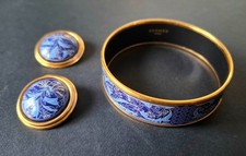 HERMES Ensemble plaqué or