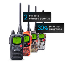 MIDLAND G9 PRO Radio Émetteur-Récepteur DUAL BAND PMR446/ LPD Version 2022-2023