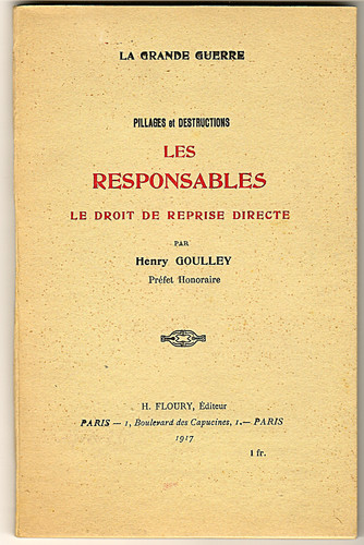 Guerre pillages et - guerre, 14-18