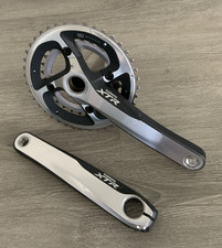 SHIMANO XTR CRANKSET DOUBLE 40-28 TOOTH 10 SPEEED 175 MM ARMS M985