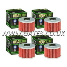 4 x Kawasaki KX450F KXF450 2006-2015 HIflofiltro Premium Oil Filter HF112