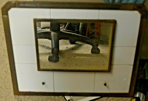 Ancien miroir glace - miroir, de