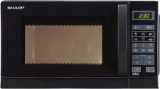 Four à micro-ondes Sharp autonome avec grill R642BKW Noir