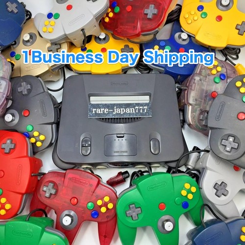Nintendo n64 black console - black,