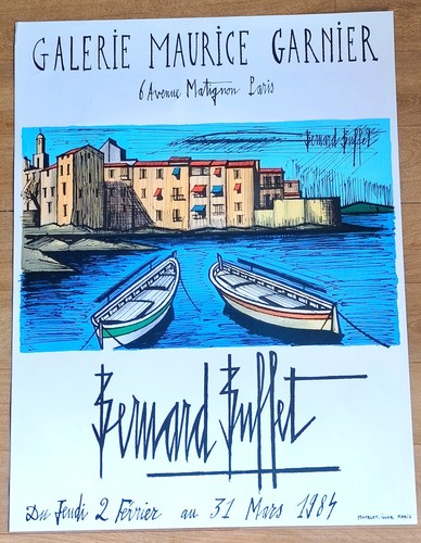 Affiche lithographique bernard - affiche,