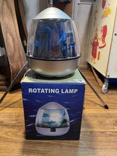 Vintage 90's Magma Lite Rotating Lamp Underwater Ocean Dolphins Scene Lighting