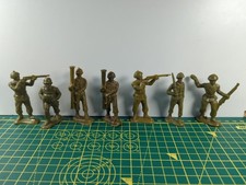 Vintage BT Bergen Beton Plastic Toy Soldiers - WW2 US Army Infantry