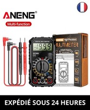 Multimètre Numérique Multifonction Voltmètre Ampèremètre Ohmmètre hFE Triode LCD