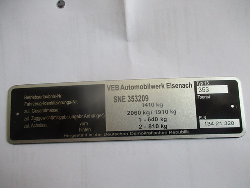 Nameplate sign ifa - nameplate,