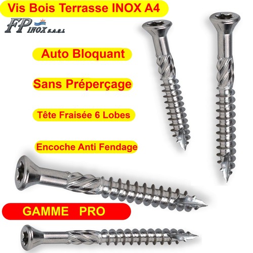 Vis terrasses inox - vis,
