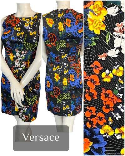 Robe fleurs versace vintage - robe,