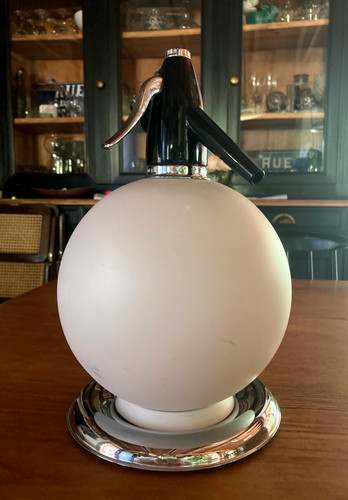 Siphon blanc verre - en,