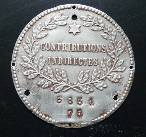 Plaque metier - plaque, de