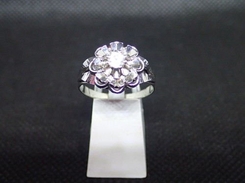 Bague blanc 750 ème de - or, 750/ème
