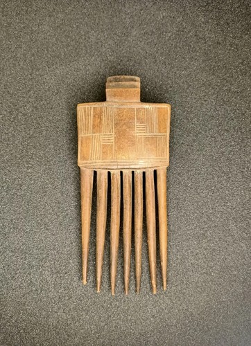 Ancien peigne africain - ancien, bois