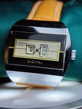 Vintage mechanical jump hour