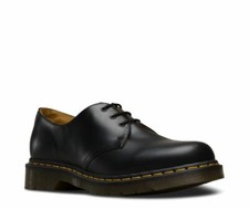 Dr Martens Doc 3 Trou 1461 Noir Lisse 11838002