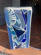 Lampe mosaïque verre - mosaïque, de