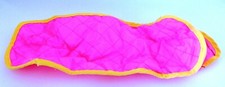 Vintage Barbie Accessory - Pink & Yellow Camping Backpack Sleeping Bag 