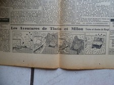 TINTIN / JOURNAL  LE SOIR  NUM 240 / 13 OCT  1941 /TINTIN  CRABE AUX PINCES D OR