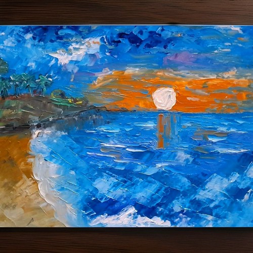 Peinture huile originale - peinture,