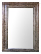 Miroir Mur En Bois De Teck