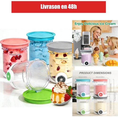 Pots glace ninja - glace, creami