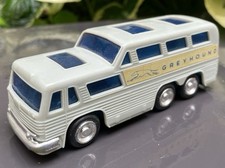 Vintage Greyhound Bus, Lucky No. 3003, Friction Toy, Hong Kong