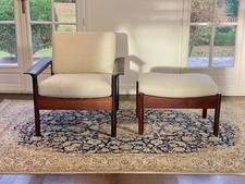 Fauteuil & Ottoman Hans Olsen