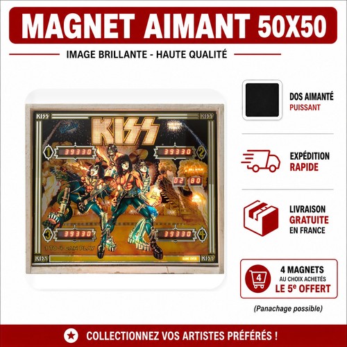 Magnet kiss bally pinball - magnet,